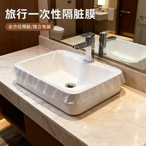 旅行一次性隔脏膜住酒店洗脸盆洗衣服神器便携式隔菌用膜泡澡水池