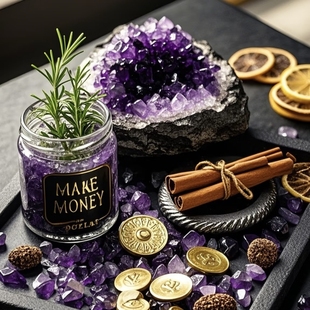 天然紫水晶洞办公聚财天然乌拉圭摆件招财聚财办公客厅晶簇紫晶洞