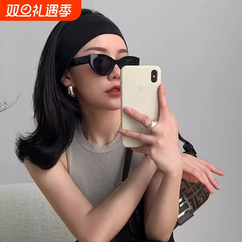 防滑女款高弹力宽边发带月子头套吸汗运动头巾个性秋冬发饰品头饰