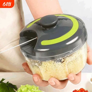 手动绞肉机家用搅拌机绞菜机打碎手摇辣椒粉碎饺子馅碎肉神器小型