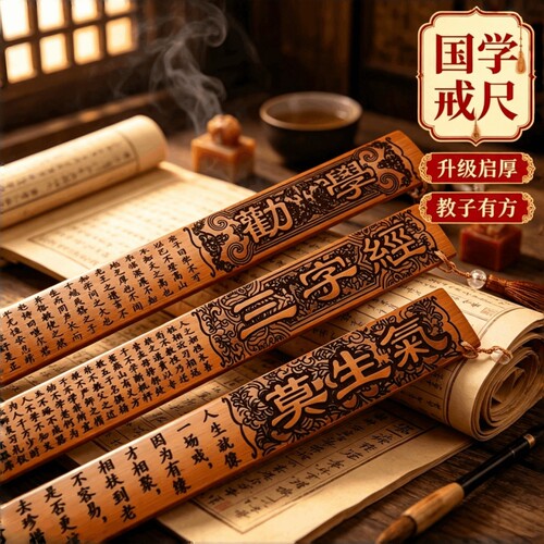 国学戒教尺家用加厚加长教鞭