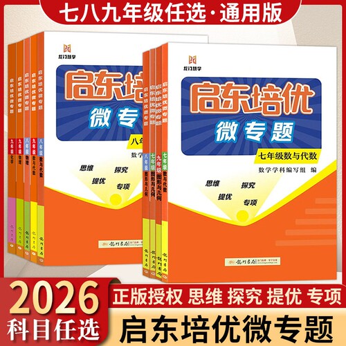 启东培优微专题初中七八九年级