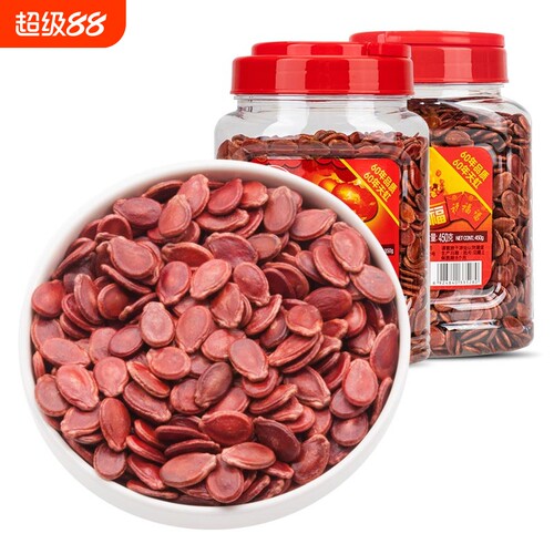 【2月新货】天虹牌原味红瓜子450g坚果干果大片熟的红西瓜子大籽