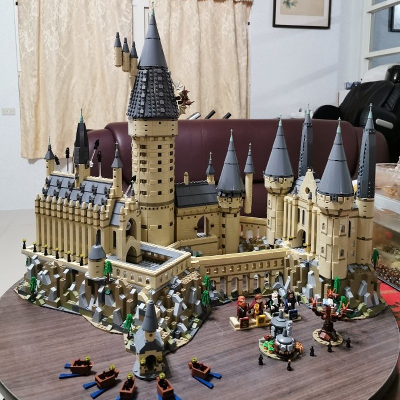 兼容乐高哈利波特巨大型霍格沃兹城堡拼装积木玩具建筑模型高难度,玩具/童车/益智/积木/模型,普通塑料积木,淘宝优惠券,粉丝福利购,淘宝优惠卷