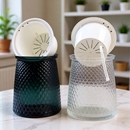 自吸水花盆家用塑料多肉懒人繁星透明加厚桌面水培绿萝双层花卉盆