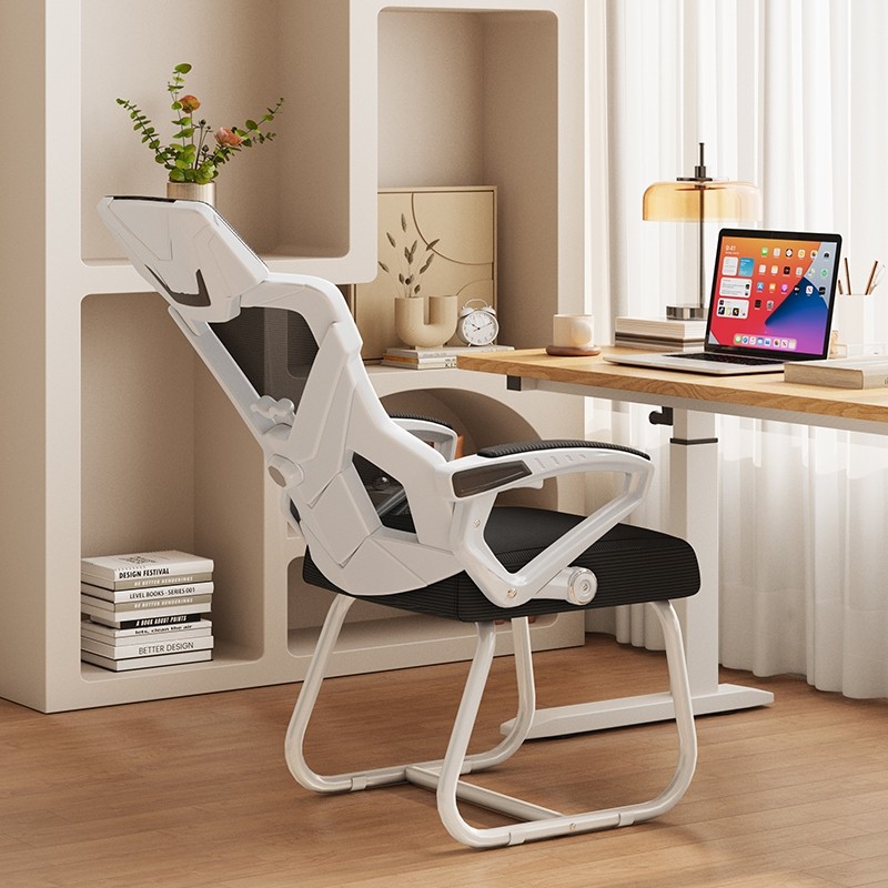 办公椅午睡两用人体工学椅子可躺平座椅家用舒适久坐弓形椅电脑椅