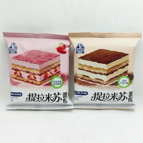 金口福车厘子 草莓冰淇淋口味面包早餐下午茶夹心面包