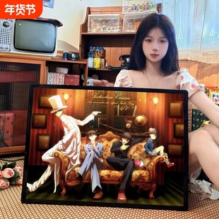 怪到基德柯南拼图1000片带相框全家福成人版治愈玩具生日礼物小兰