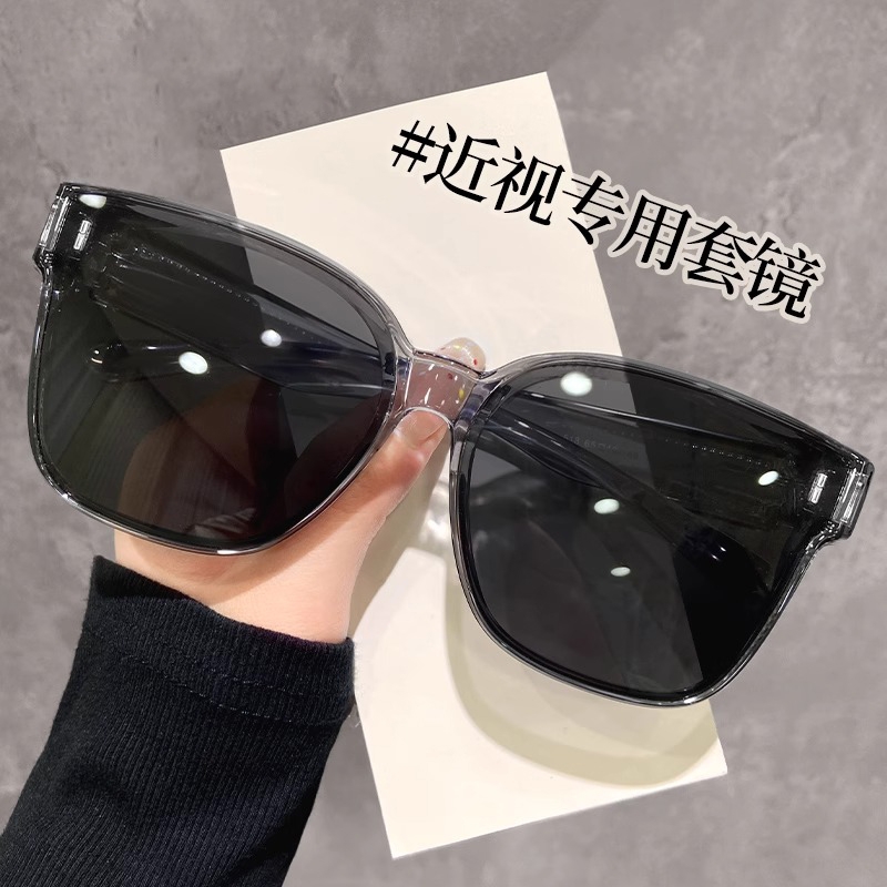 墨镜可套近视镜女开车骑行专用防紫外线偏光夹片日夜两用太阳眼镜