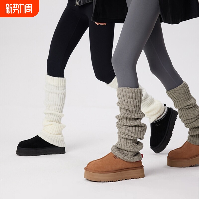 袜套堆堆袜子女冬加厚2025新款爆款中筒袜小腿袜腿套纯棉羊毛长袜