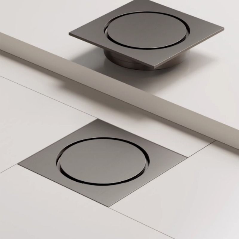 杜纳特圆形隐形地漏全铜主体全铜地漏淋浴房阳台厨房卫生间防臭