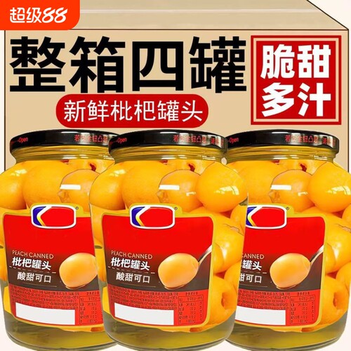 福建糖水枇杷罐头商用