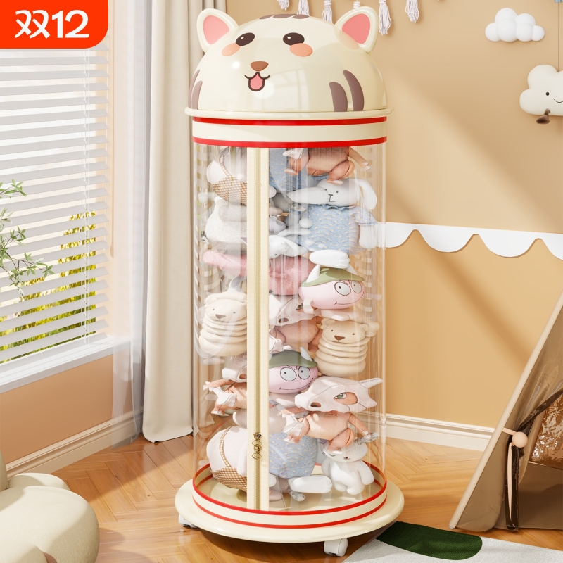 娃娃收纳桶毛绒玩具收纳神器