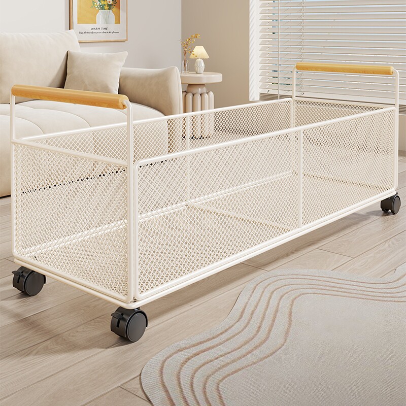 儿童玩具收纳箱大容量家用客厅衣服零食置物架带轮超大杂物收纳筐