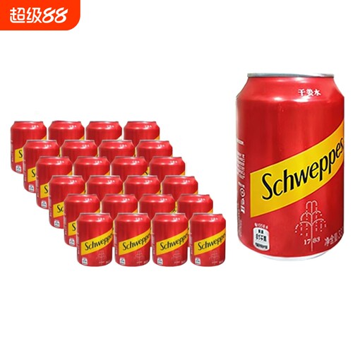 可口可乐怡泉水干姜水330ml*12罐