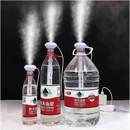 空气便携车载加湿器小型迷你办公室桌面卧室学生用充电款香薰棉棒