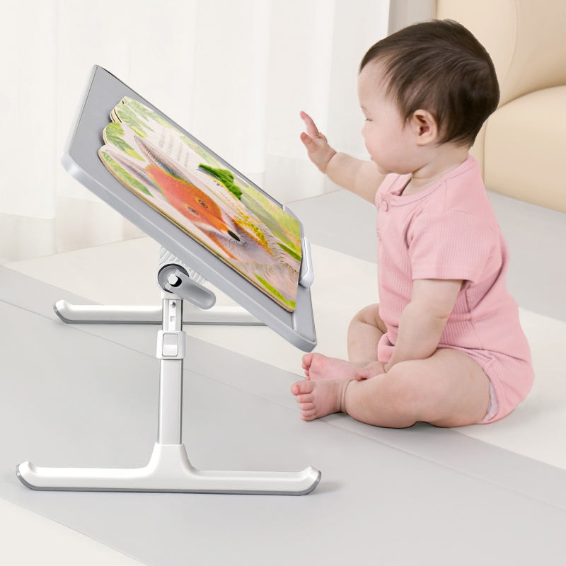 可升降绘本阅读架床上看书支架