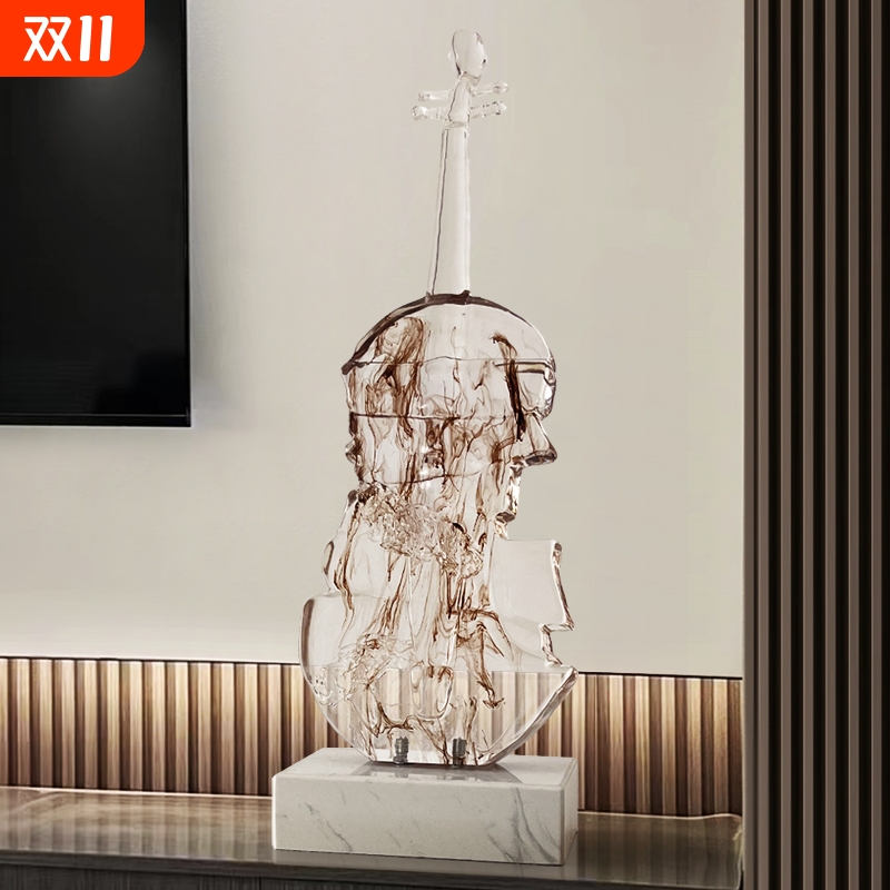 轻奢高级感小提琴艺术摆件