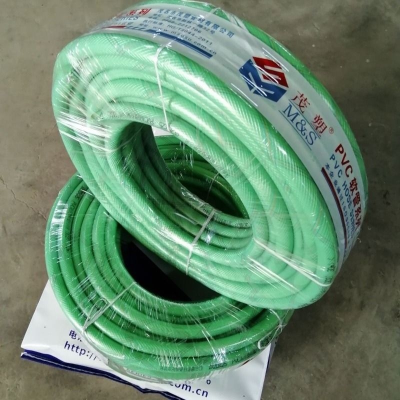 加厚牛筋软管绿色pvc浇花防