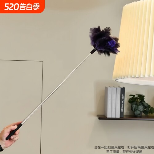 鸵鸟毛静电除尘掸|超1.1万次加购