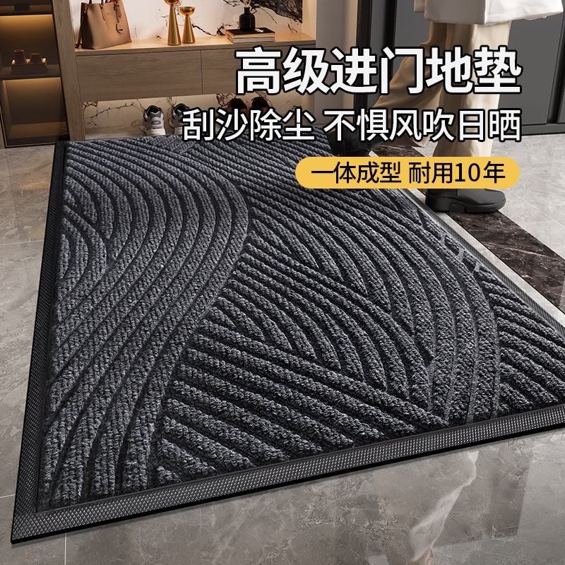 入户门耐脏免洗简约除尘门外地毯