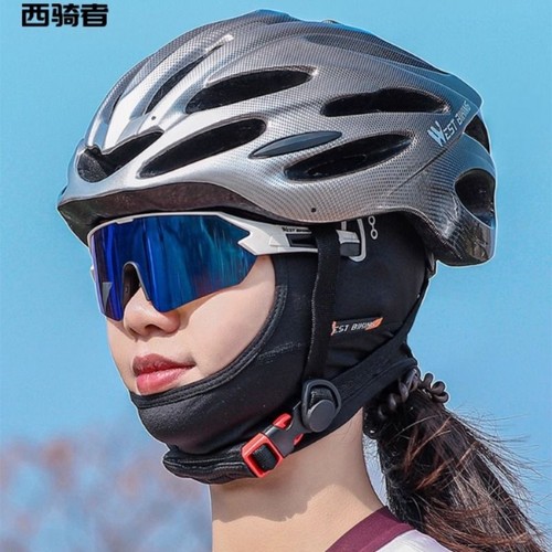 西骑者冰丝骑行头套防晒露嘴鼻子男女春夏季摩托车户外自行车面罩