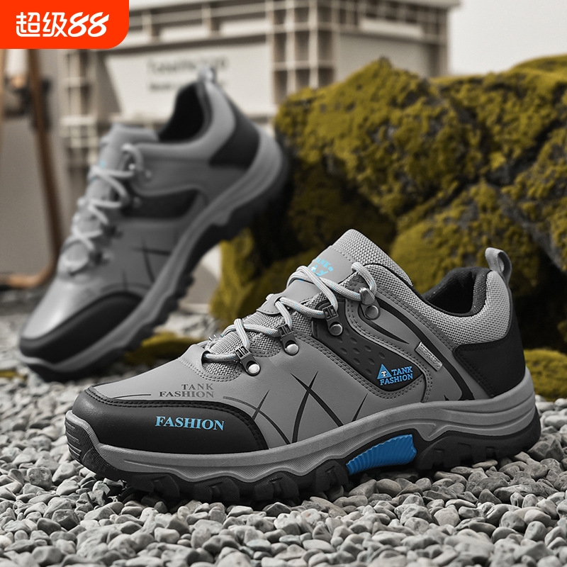秋冬回力男鞋2025新款户外运动休闲工地工作防水防滑登山劳保潮鞋