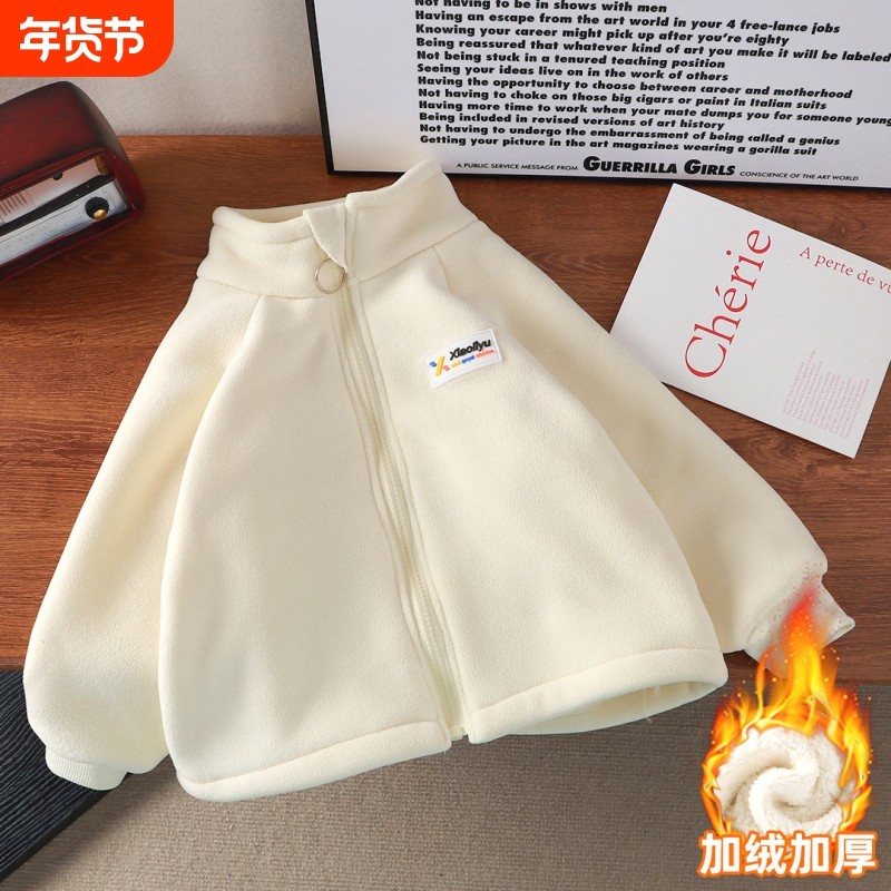 儿童奥粒绒外套男女小中大童宝宝秋冬季加厚保暖上衣立领外穿AA78,童装/婴儿装/亲子装,普通外套,淘宝优惠券,粉丝福利购,淘宝优惠卷