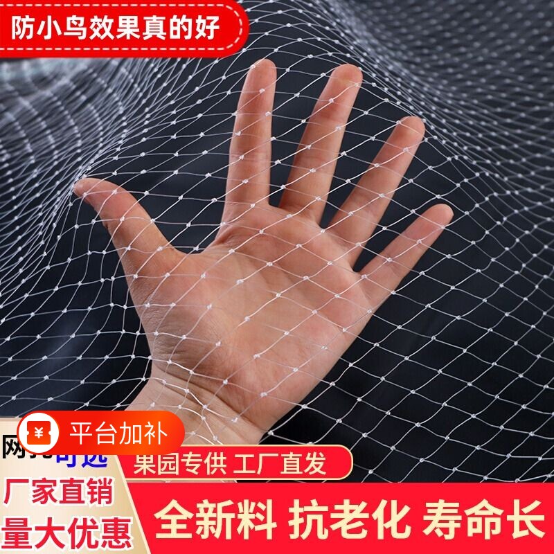 防鸟网果园果树防鸟罩阳台葡萄用的天网水果防护神器小鸟抗老化