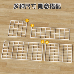 封床底挡板防猫咪网格片沙发底缝隙挡板隔板封窗台防掉落铁丝网片