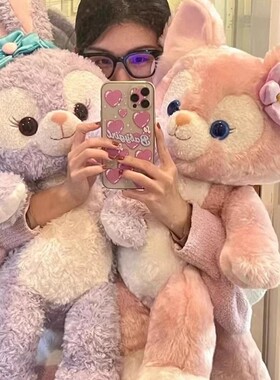 星黛露公仔抱枕琳娜兔子毛绒玩具娃娃玲娜贝尔小狐狸玩偶女生礼物