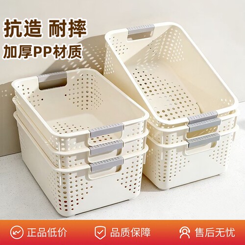 塑料收纳筐带盖|超7000次加购
