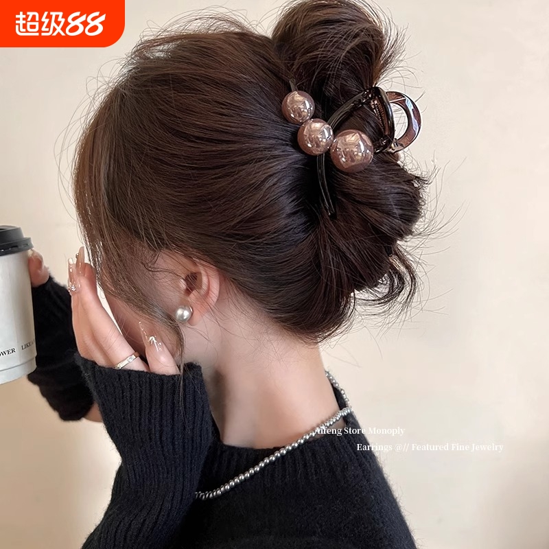少发量抓夹女高级感2025新款