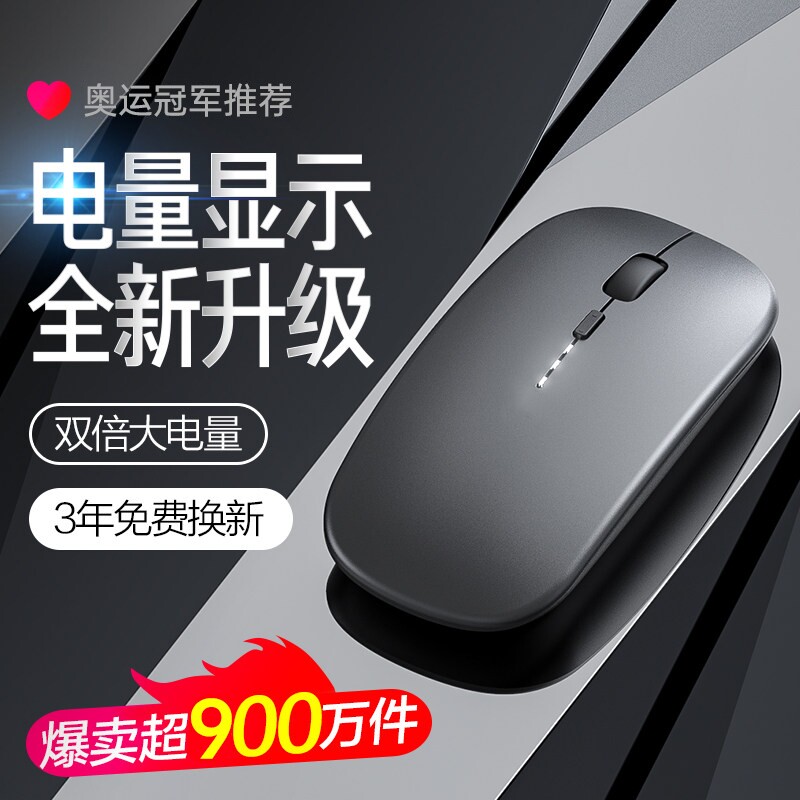 无线鼠标蓝牙静音无声笔记本电脑办公可充电男女生适用于苹果华为