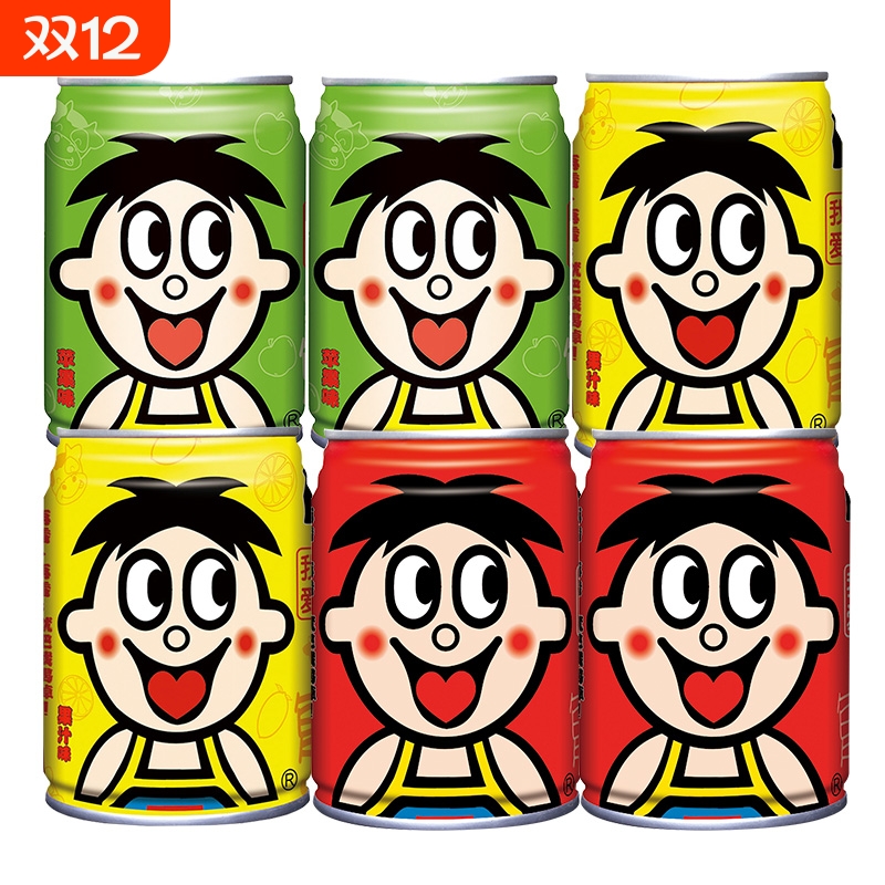 旺旺旺仔牛奶缶苹果罐装早餐饮品