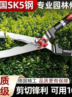 剪树枝专用剪刀园林修枝园艺花木剪绿篱粗枝绿化剪进口伸缩杆锋利