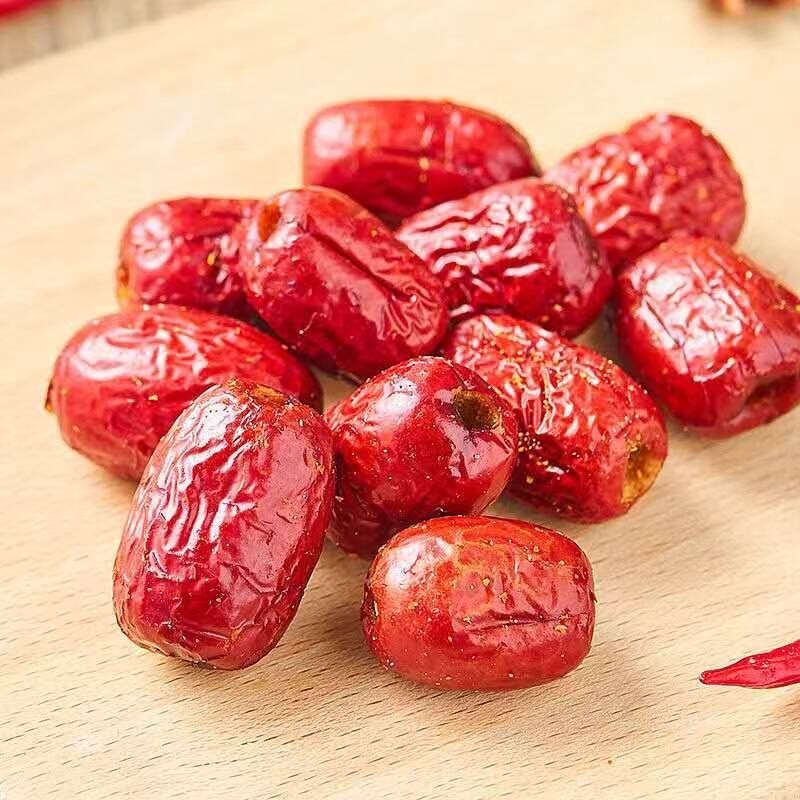 红枣新货若羌灰枣大枣红枣思宏香酥脆枣80g*5包 好吃