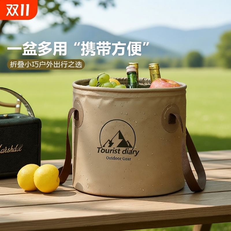 户外折叠便携水桶|超6000次加购