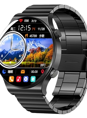 华强北watchT10智能手表蓝牙通话黑科技播放心率血压测量运动手环睡眠检测语音高清