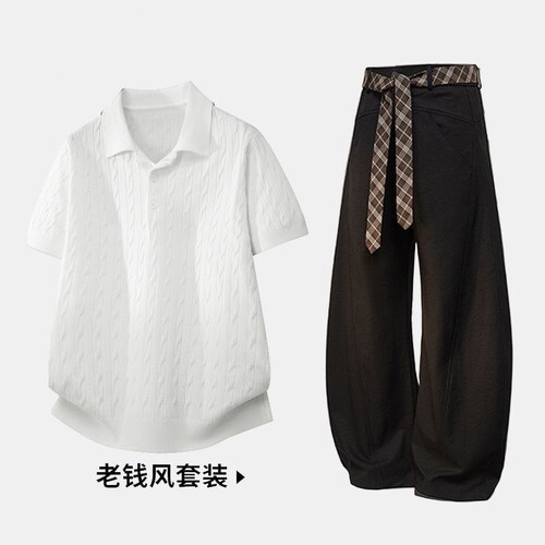 老钱风套装松弛感穿搭