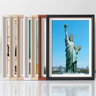 相框A4素描框架挂墙裱画a3大尺寸8k拼图框24寸装 饰相框 照片居家装