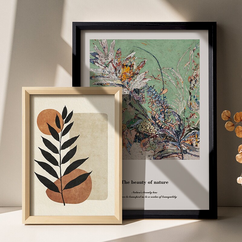 照片相框挂墙画框A4a38k大尺寸70*50拼图框装边框卡纸装饰框玻璃