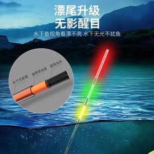 新品 变色夜钓夜光一体夜光漂咬钩浮漂高灵敏入水无影鲫鱼电子鱼漂