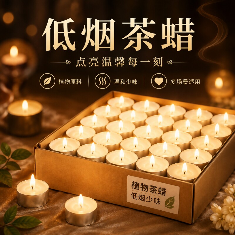 煮茶保温小蜡烛持久燃烧防漏蜡图片