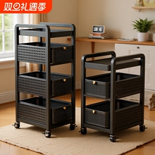 书包置物架可移动小推车收纳柜书桌下多层神器厨房书本玩具卧室