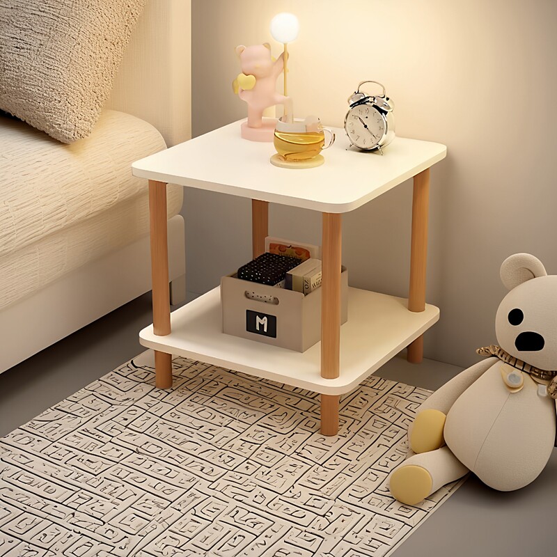 床头柜置物架简约现代家用卧室小型出租屋收纳储物柜极窄床边柜子