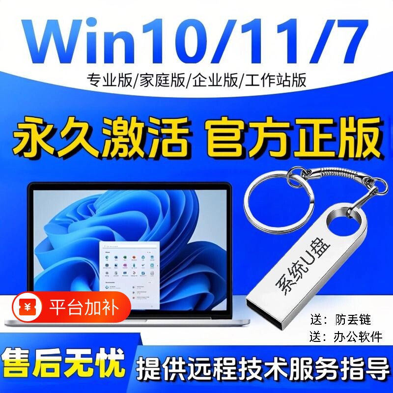 电脑系统装机U盘重装PE启动优盘笔记本通用一键安装专业版旗舰版