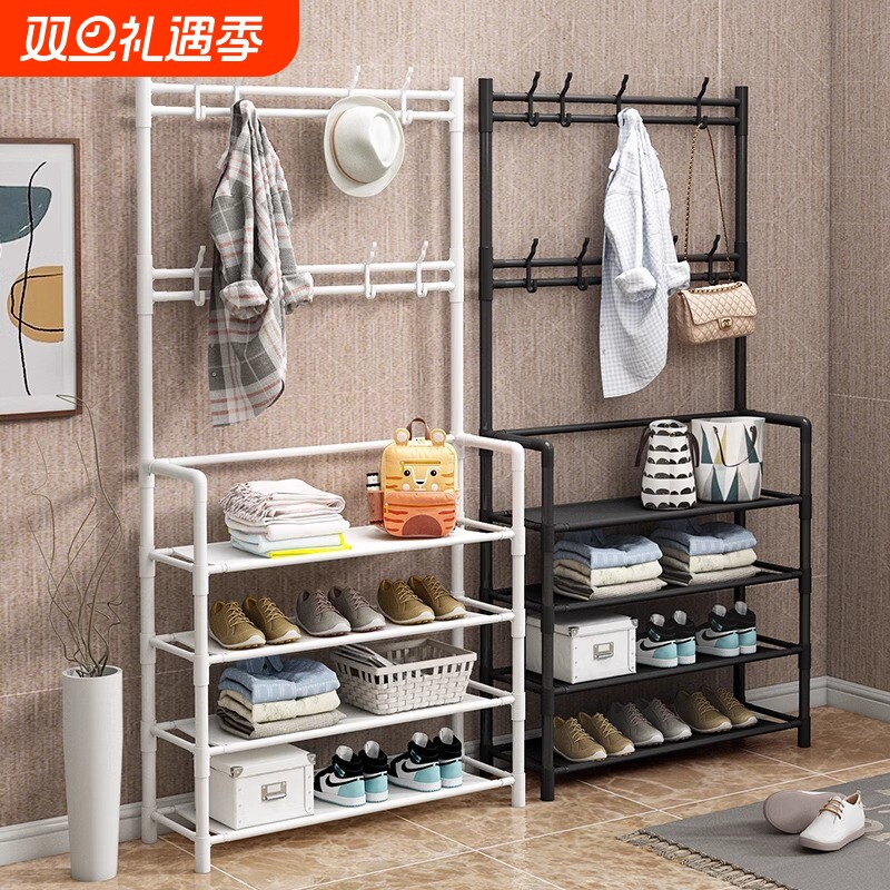 入户鞋架子家用门口简易多层2025新款爆款出租房用鞋柜一体置物架
