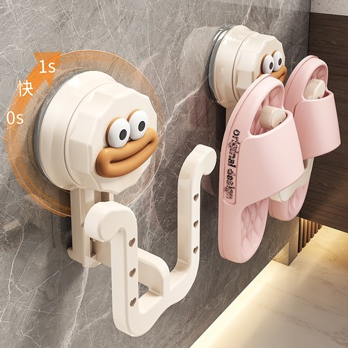 浴室拖鞋架免打孔卫生间挂鞋子收纳神器墙上拖鞋挂架沥水挂钩吸盘