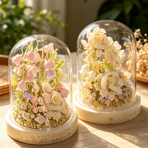 【批发价】永生花积木模型拼装
